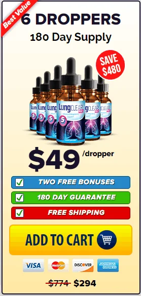 Lung Clear Pro 6 bottle price